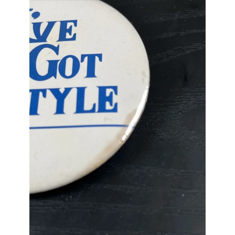 Vintage Heileman's Old Style Beer I've Got Style Advertising Pinback Button Pin‎
